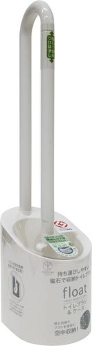 フロート　トイレブラシ　ケース付　アイボリー