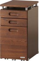 ビーノ　３段引出しスリムワゴン　ＷＴ色