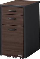 ルトラ　３段引出しスリムワゴン　ＢＧＤＷ色