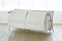 ふとん干し　ダブルバー付き　グレー