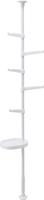 スタイル伸縮ポールラック　ホワイト