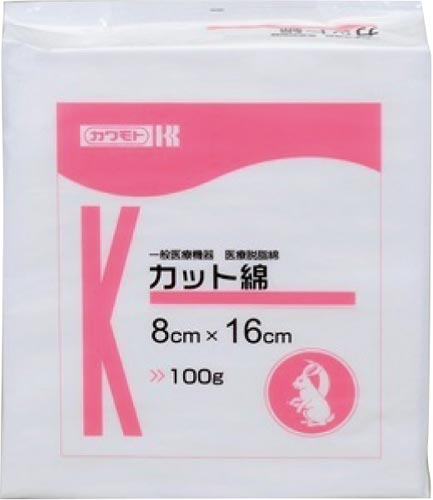 カット綿　８×１６ｃｍ　１００ｇ