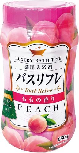 バスリフレ薬用入浴剤桃の香り６８０ｇ