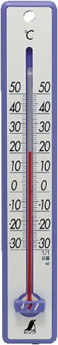温度計　プラスチック製　測定範囲－３０―５０℃