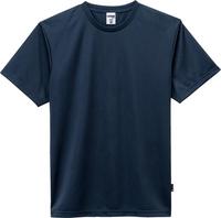 ドライＴシャツ（ポリジン加工）ネイビー　Ｌサイズ