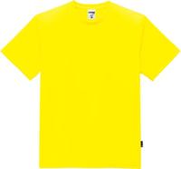 ドライＴシャツ（ポリジン加工）イエロー　Ｍサイズ