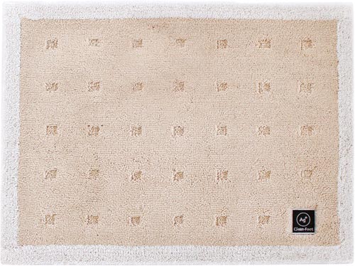 クリーンフットバスマット４５×６０ｃｍベージュ１枚