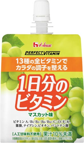 １日分のビタミンゼリーマスカット味　６個※