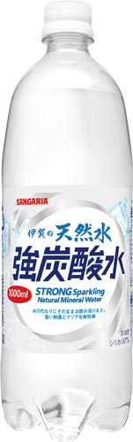 伊賀の天然水強炭酸水　１０００ｍｌ　１２本※