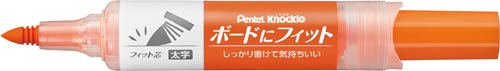 ノックル　ボードにフィット太字　橙　１０セット