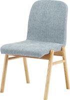 チェア　ＮＯＣ－１１ＬＧＹ　ライトグレイ　２脚