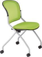 ミーティングチェア　ＡＭＣ－Ｆ４Ｃ　グリーン　４脚