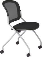 ミーティングチェア　ＡＭＣ－Ｆ４Ｃ　ブラック　４脚