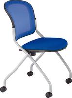 ミーティングチェア　ＡＭＣ－Ｆ４Ｃ　ブルー　４脚