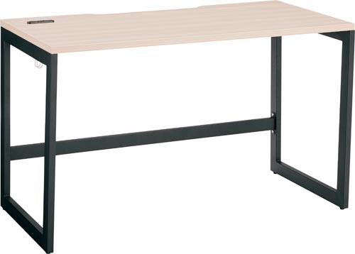 リスムデスクＤ６００Ｗ１２００　黒脚　ナチュラル