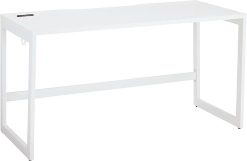 リスムデスクＤ６００Ｗ１４００　白脚　ホワイト