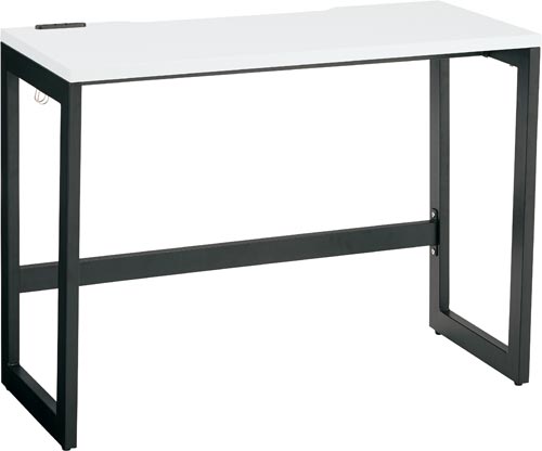 リスムデスクＤ４５０Ｗ１０００　黒脚　ホワイト