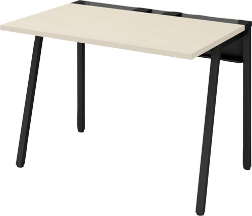 リーンデスク　Ｄ７００Ｗ１０００　黒脚　ＮＡ