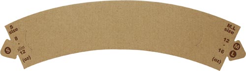 カップスリーブ１００枚茶×５