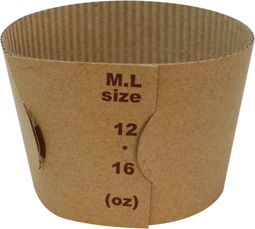 カップスリーブ１００枚茶