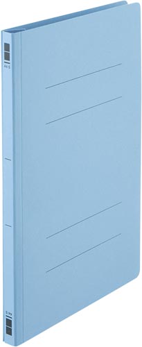 フラットファイル樹脂とじ具　Ａ４縦　鮮青　３００冊