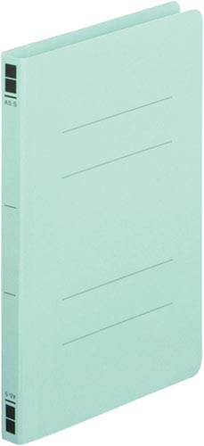 フラットファイル樹脂とじ具　Ａ５縦　青　１００冊