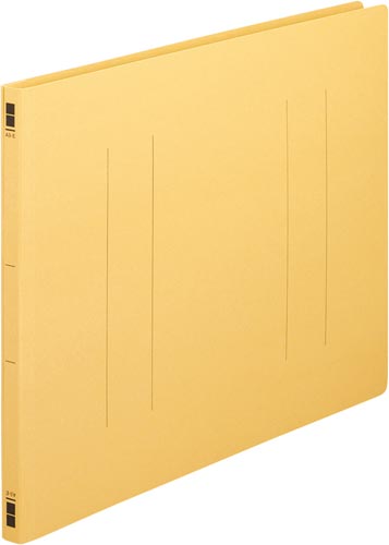 フラットファイル樹脂とじ具　Ａ３横　黄　１０冊