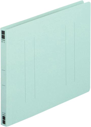 フラットファイル樹脂とじ具　Ｂ５横　青　１０冊