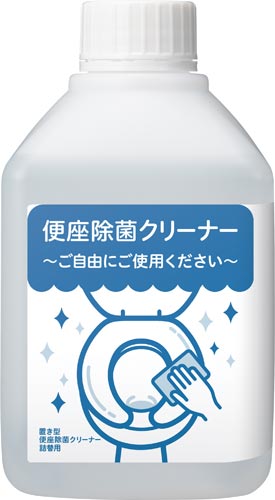置き型便座除菌クリーナー　詰替用６００ｍｌ×３