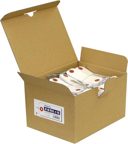 長門屋商店　上質紙荷札　６号（豆）　２０００枚入