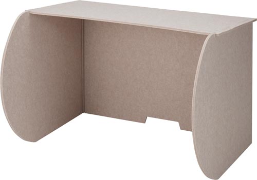 デスクトップ集中ブース吸音タイプＷ８００ベージュ