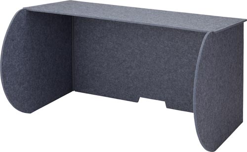 デスクトップ集中ブース吸音タイプＷ１０００グレー