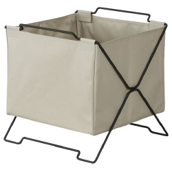 スタックバスケット　ベージュ