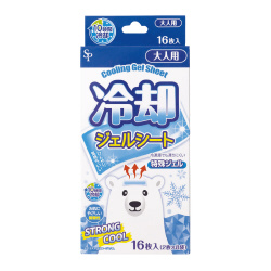 冷却ジェルシート　大人用　１６枚入×６箱