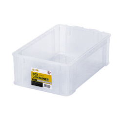 ボックスコンテナ　本体のみ　Ｂ－１３Ｒ　クリア×５