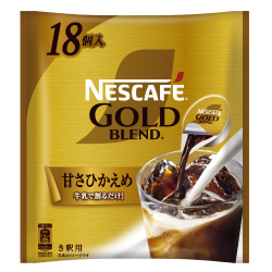 ネスカフェゴールドブレンドポーション甘さ控えめ１８