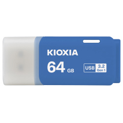 ＵＳＢキャップ式ブルー６４ＧＢ