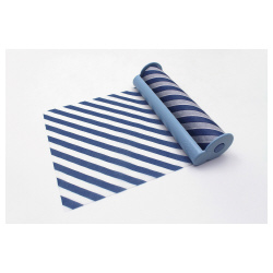 まもラップカッター　スカイブルー×ストライプ・ネイ