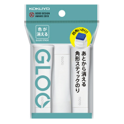 グルー　スティックのり色が消える吊下げ３Ｐｘ６