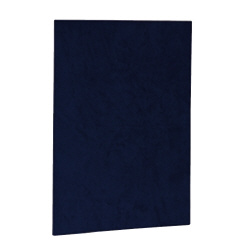 証書ファイル　Ａ４　スエード調　紺