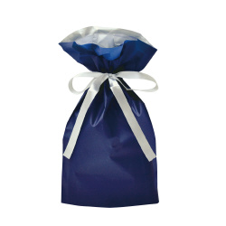 巾着袋　ネイビー　１７０×２８０＋８０　１Ｐ