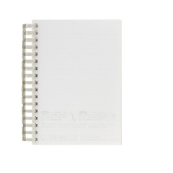 オープンリングノート　Ａ６　クリヤー　リーフ７０枚