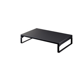 机上台　幅３９０ｍｍ　　マットブラックＸ１０