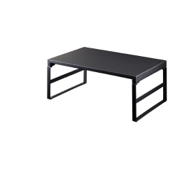 机上台ハイタイプ幅３９０ｍｍ　マットブラックＸ１０