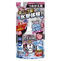 アイスノンシャツミスト　ＩＣＥＫＩＮＧ　ピーチかえ