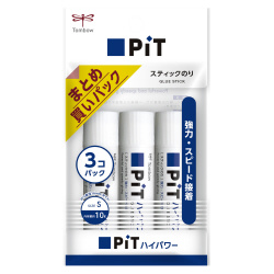 スティックのりピットハイパワーＳ　３ＰパックＸ５