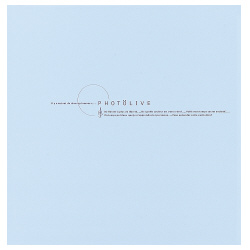 Ｌサイズアルバムフリー台紙　ブルー