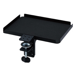 デスク拡張トレイ　クランプ式　黒