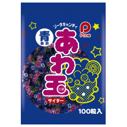 パイン　あわ玉　青　１００粒