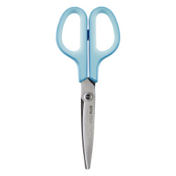はさみ　ＦＣＣ　Ｓ型　ロング　抗菌グリップ　ブルー